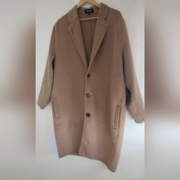 PacSun Tan Chesterfield Overcoat - Picture 3 of 5